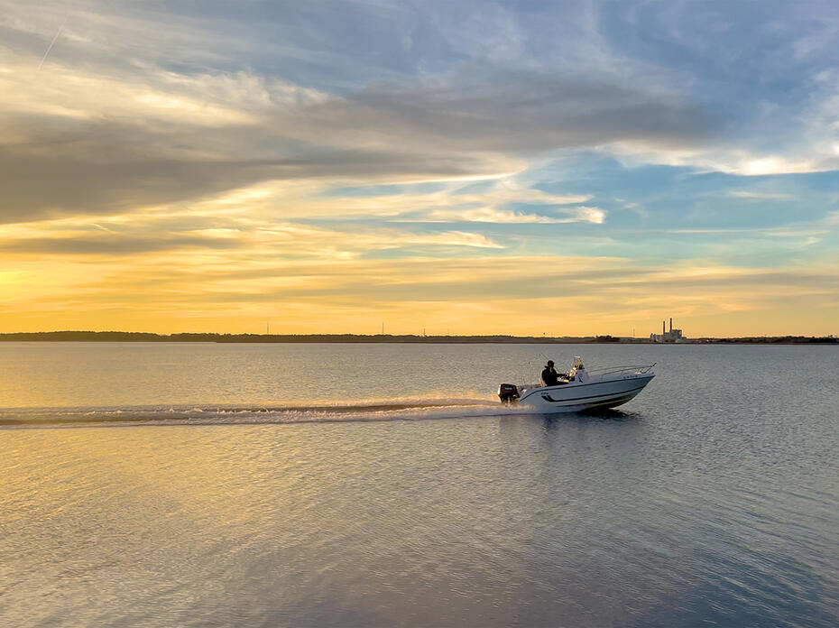 Boat in water