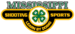 Logo. Mississippi 4-H Shooting Sports. Learn by Doing.