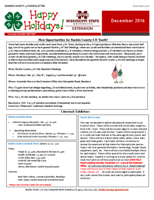 Preview of 4-h-newsletter-december-2016-rankin-county.pdf