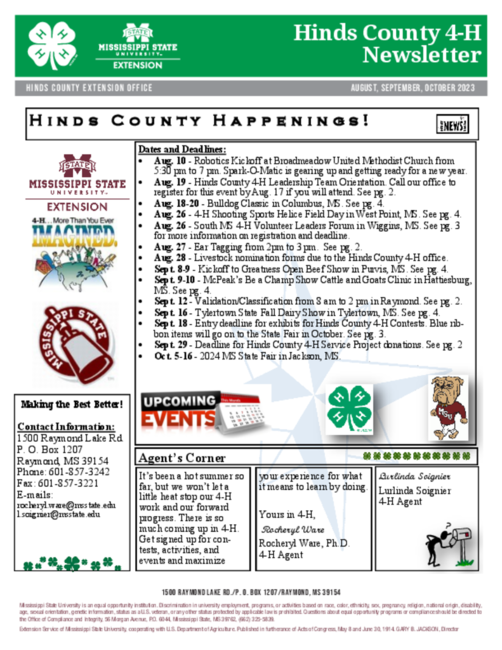 Preview of Hinds County 4H Newsletter Aug-Sept-Oct 2023.pdf